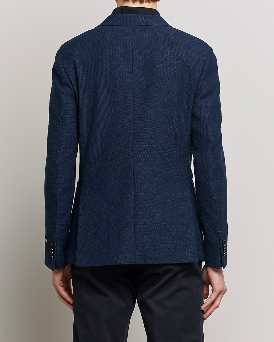 Men | Blazers | Zegna | Cotton/Linen Informale Blazer Navy