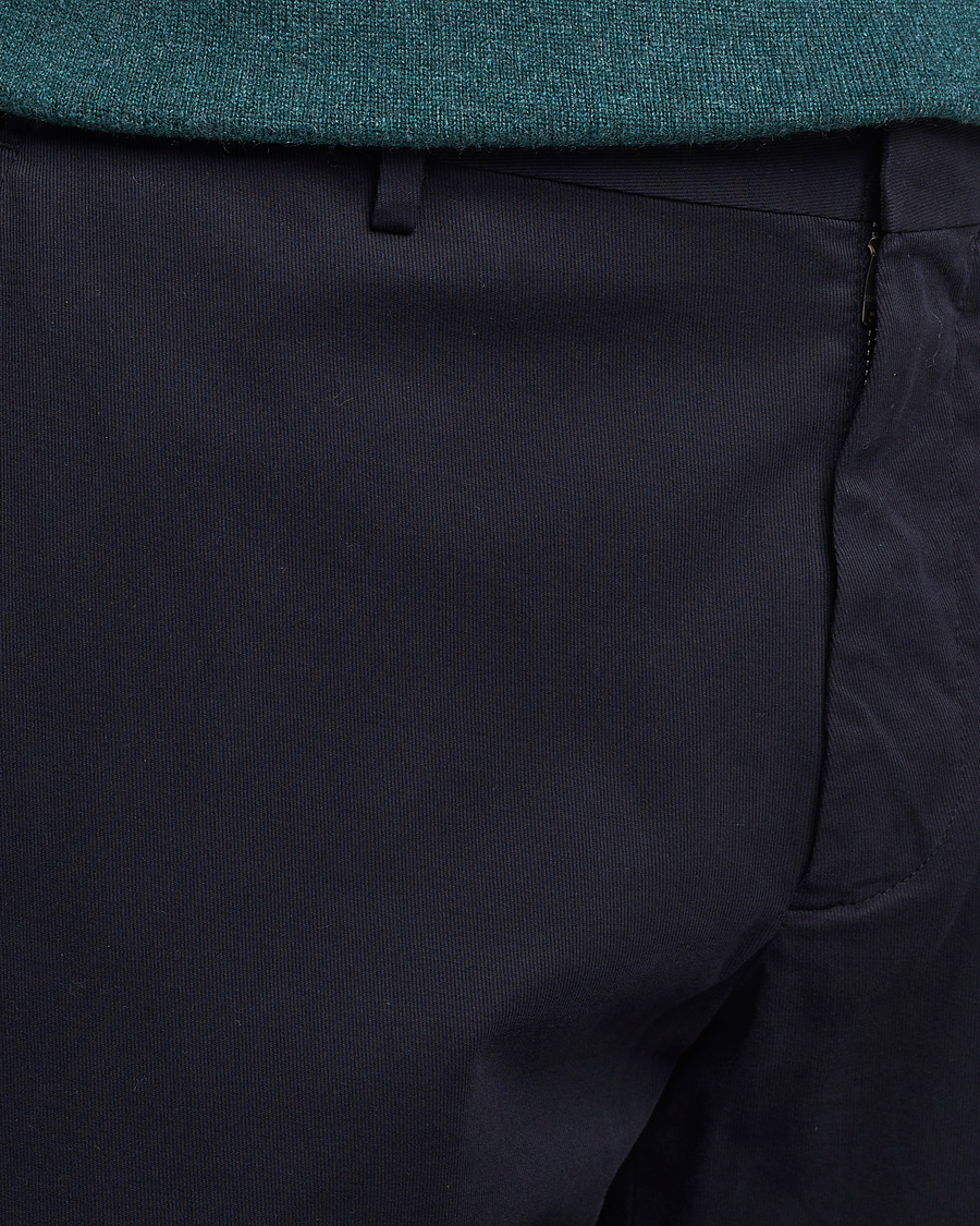 Men | Trousers | Zegna | Slim Fit Premium Cotton Chinos Navy