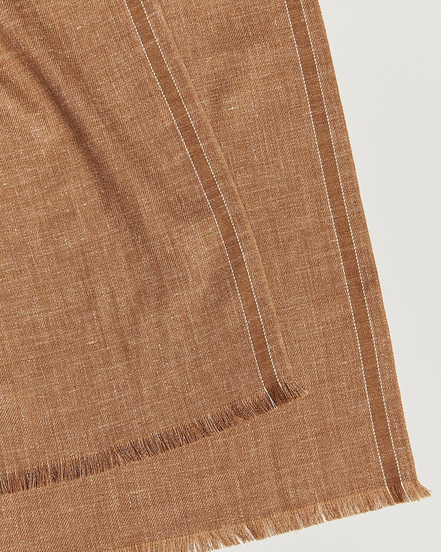 Men | Zegna Oasi Cashmere/Linen Scarf Beige | Zegna | Oasi Cashmere/Linen Scarf Beige