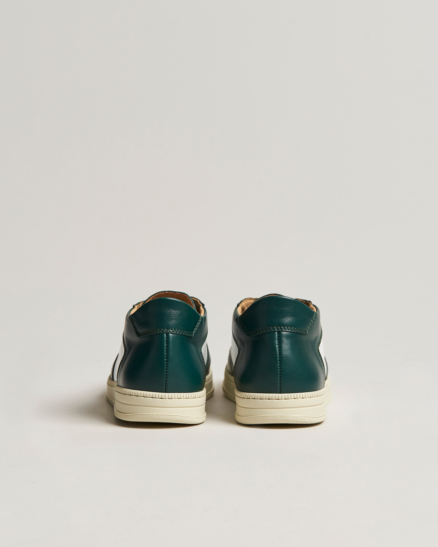 Men | Sneakers | C.QP | Cingo Leather Sneaker White/Bottle Green