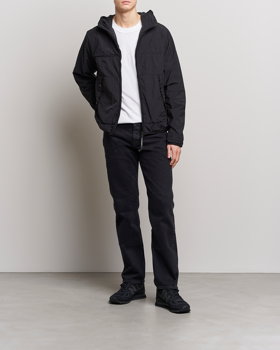 Men | Coats & Jackets | C.P. Company | Polartek G.D.P.Nylon Hood Jacket Black