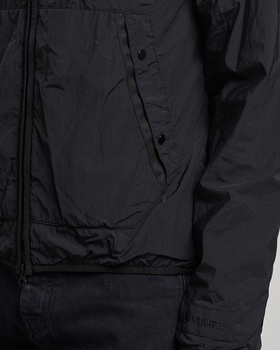 Men | Coats & Jackets | C.P. Company | Polartek G.D.P.Nylon Hood Jacket Black