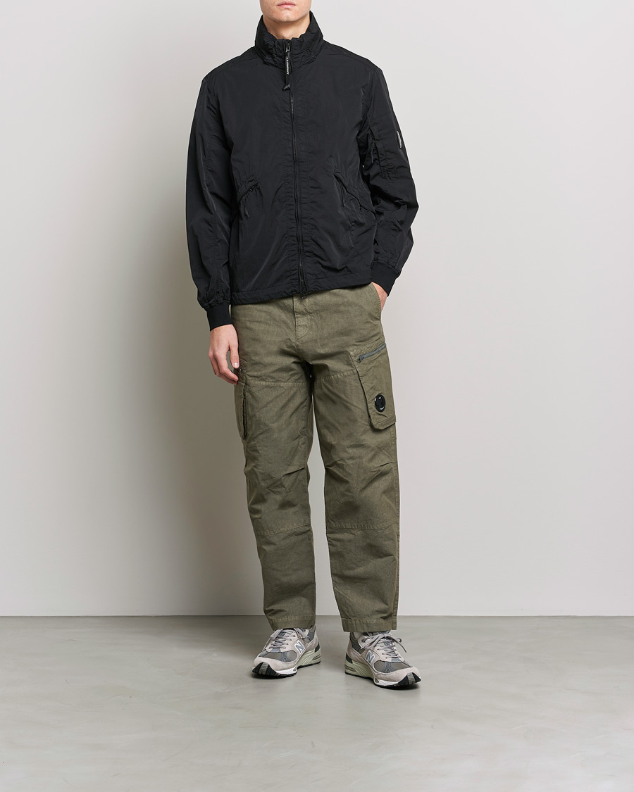 Men | Coats & Jackets | C.P. Company | Chrome Re-cycled Nylon Jacket Black