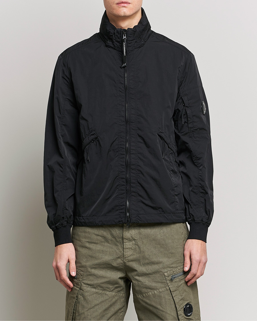 Men | CP Company Coats & Jackets | C.P. Company | Chrome Re-cycled Nylon Jacket Black