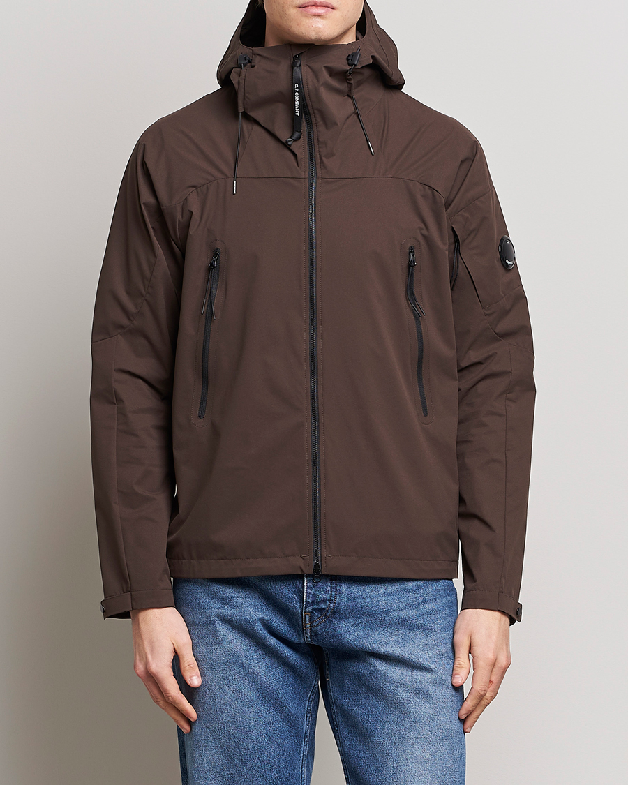 Men | CP Company Coats & Jackets | C.P. Company | Pro-tek Hooded Lens Jacket Brown
