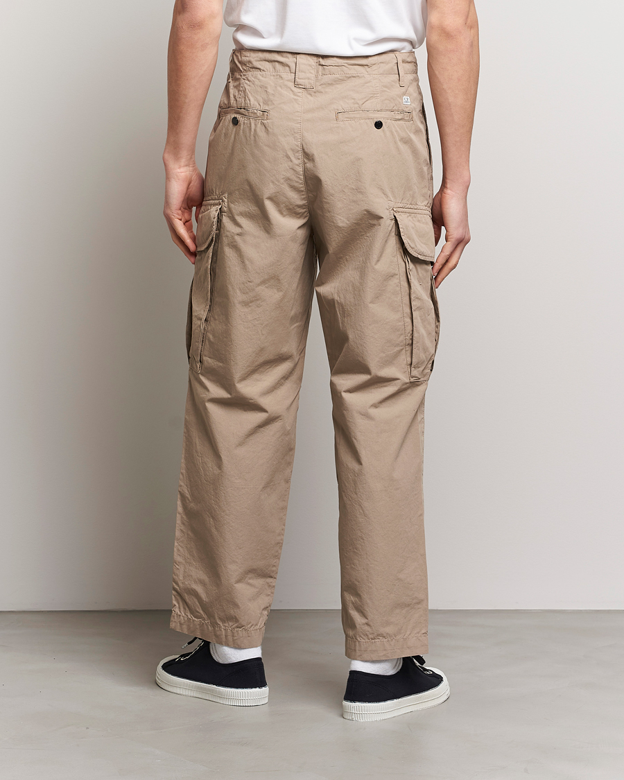 Men | Trousers | C.P. Company | Microreps No Peach Loose Fit Cargo Pants Sand