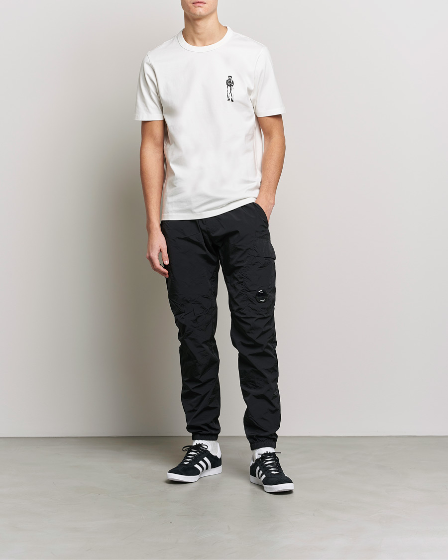 Men | T-Shirts | C.P. Company | Heavy Mercerized Cotton Printed Logo T-Shirt White