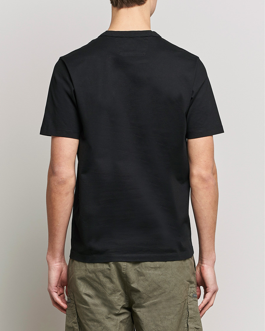 Men | T-Shirts | C.P. Company | Heavy Mercerized Cotton Logo Tee Black