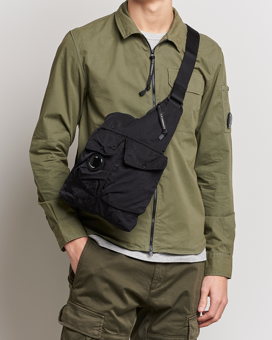 Men | Shoulder Bags | C.P. Company | Nylon B Shoulder Bag Black