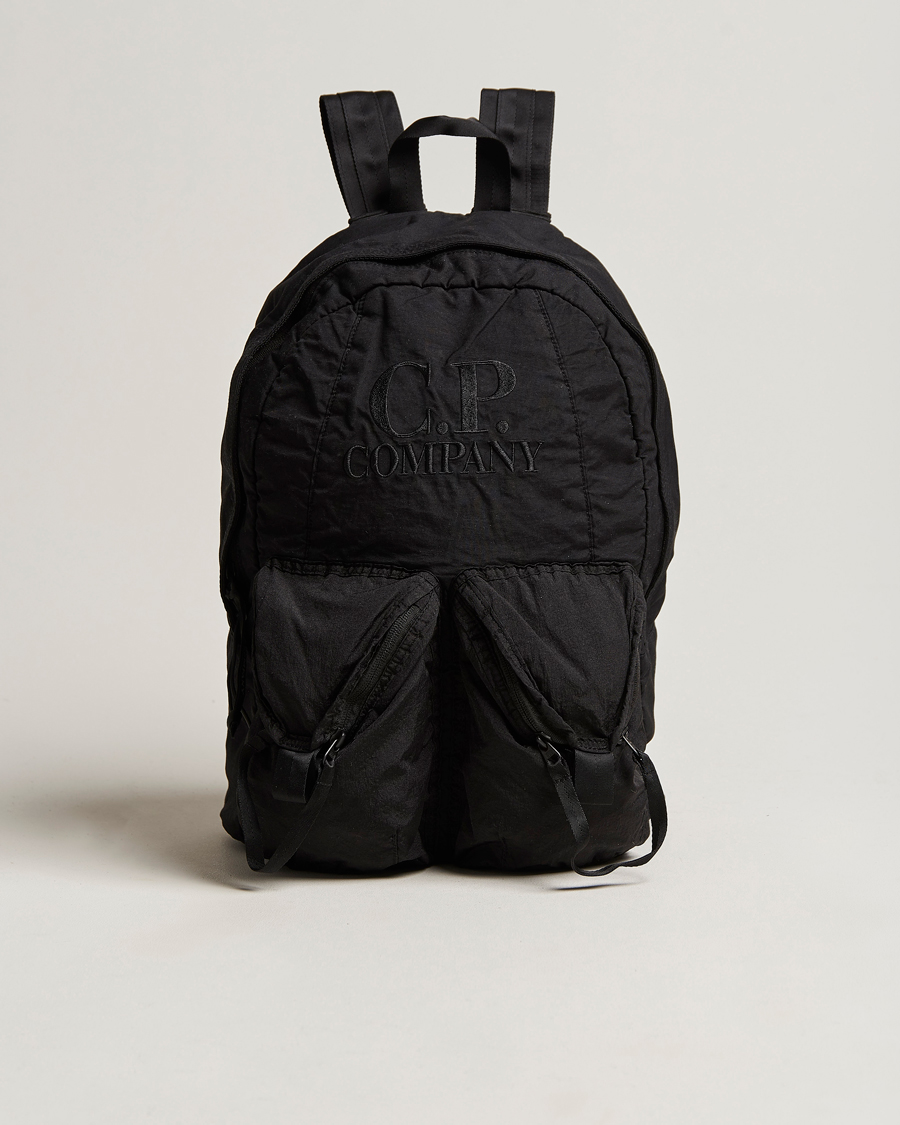 Men | C.P. Company Taylon P Nylon Backpack Black | C.P. Company | Taylon P Nylon Backpack Black