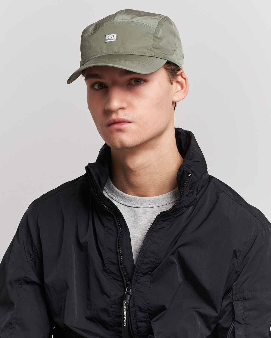 Men | Hats & Caps | C.P. Company | Chrome - R Cap Olive