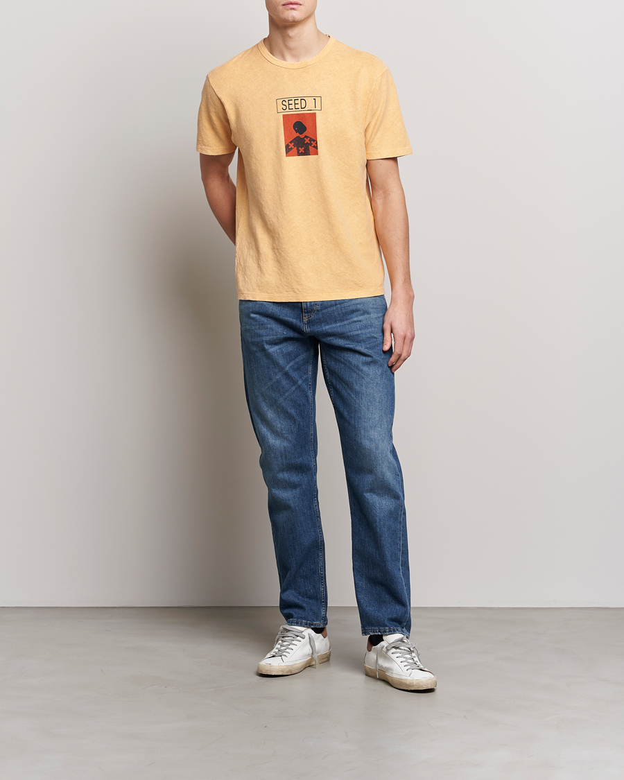 Men | T-Shirts | C.P. Company | Seed Recycled Hemp T-Shirt Orange