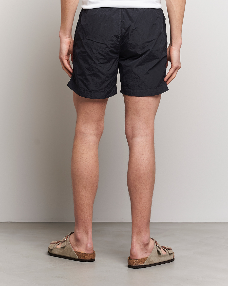 Men | Swimwear | C.P. Company | Flatt Nylon Garment Dyed Swimshorts Black