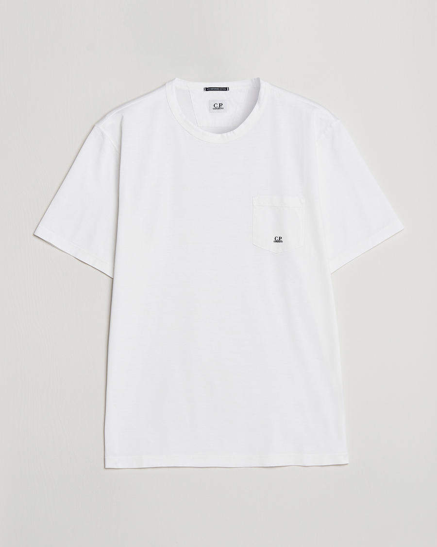 Men | T-Shirts | C.P. Company | Mercerized Cotton Pocket T-Shirt White
