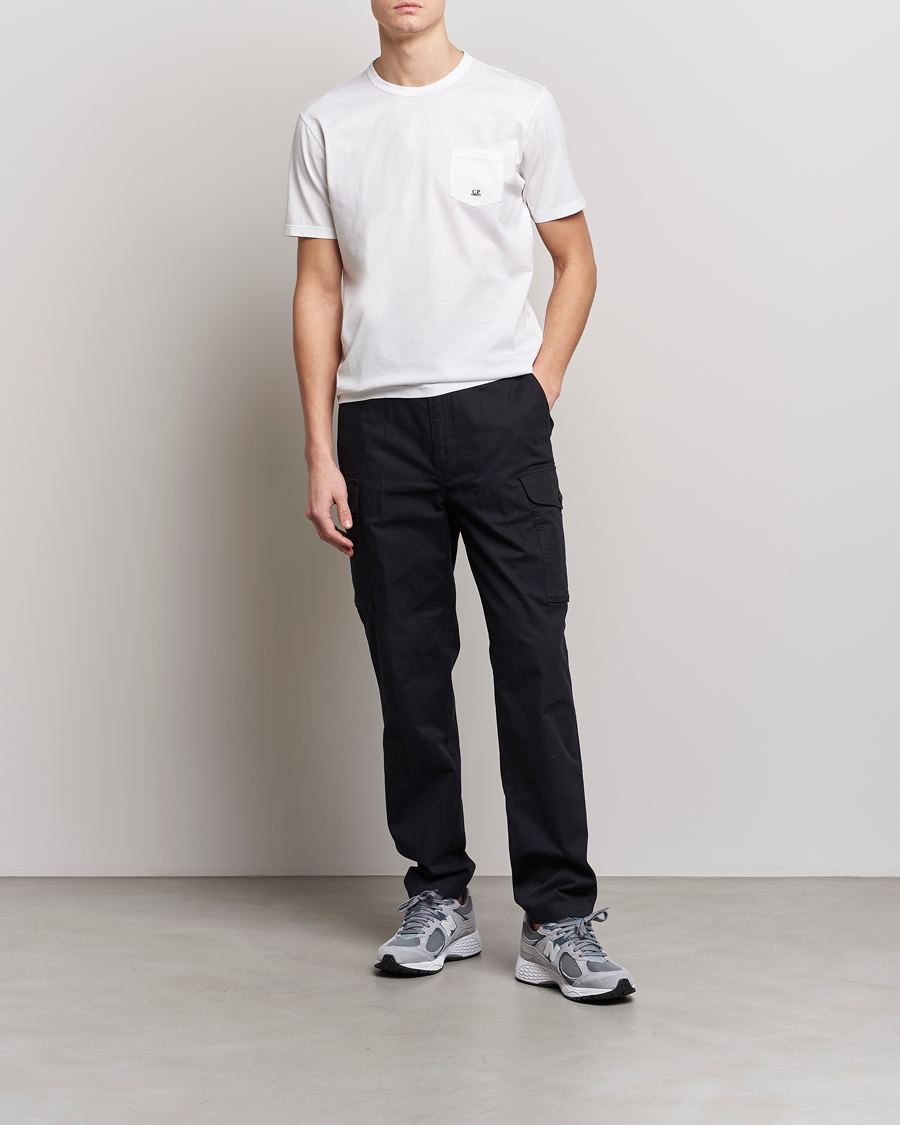 Men | T-Shirts | C.P. Company | Mercerized Cotton Pocket T-Shirt White