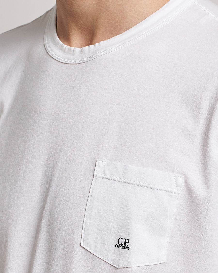 Men | T-Shirts | C.P. Company | Mercerized Cotton Pocket T-Shirt White