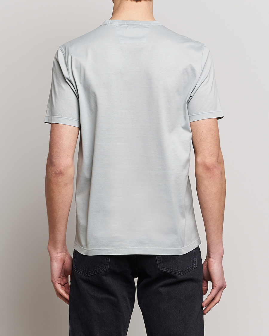 Men | T-Shirts | C.P. Company | Mercerized Cotton Pocket T-Shirt Ocean