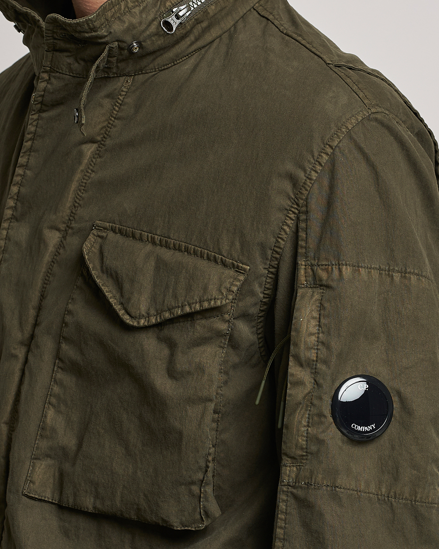 Men | Coats & Jackets | C.P. Company | 50 Fili GUM Cotton Field Jacket Olive