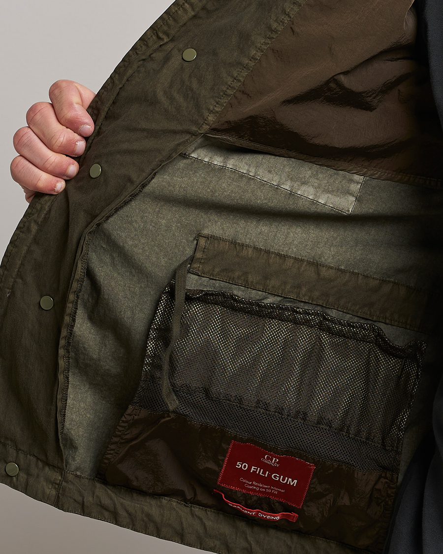 Men | Coats & Jackets | C.P. Company | 50 Fili GUM Cotton Field Jacket Olive