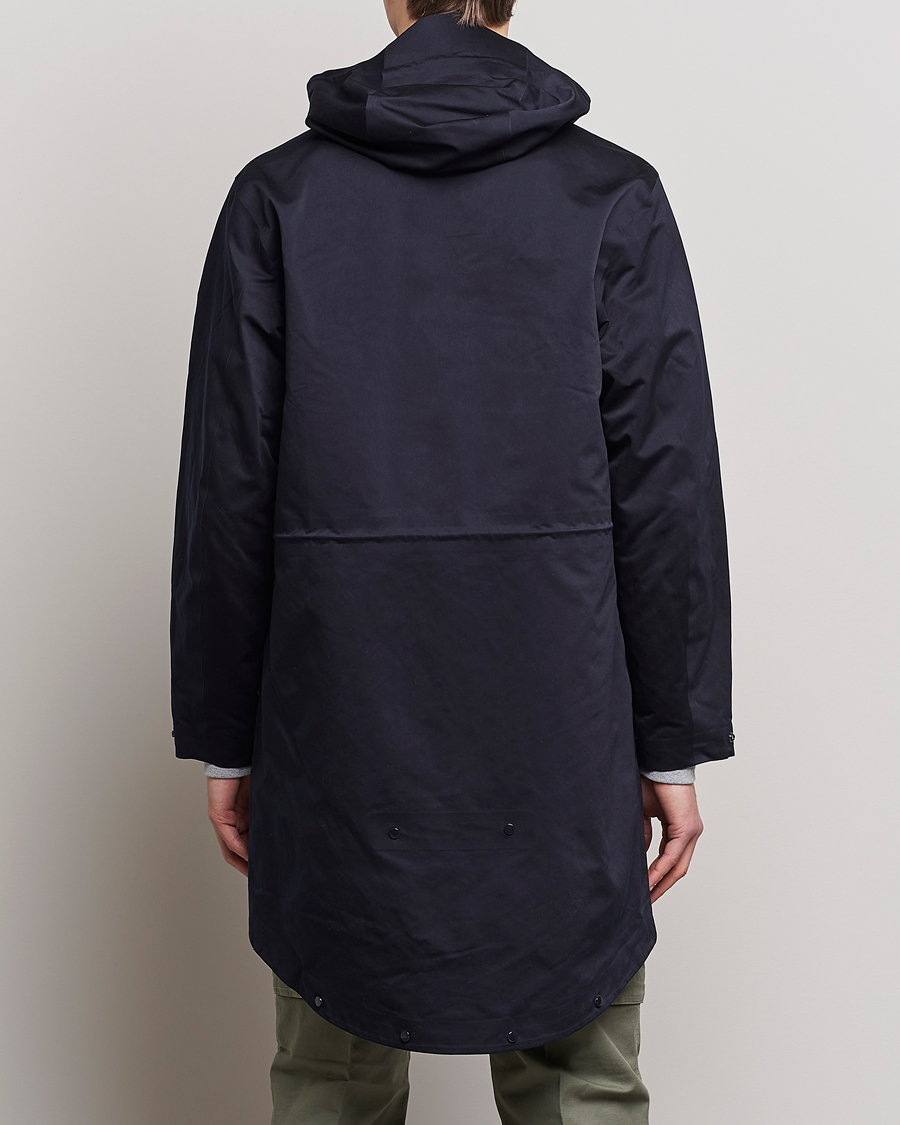 C.P. Company Metropolis A.A.C. Water resistant Long Jacket Navy at