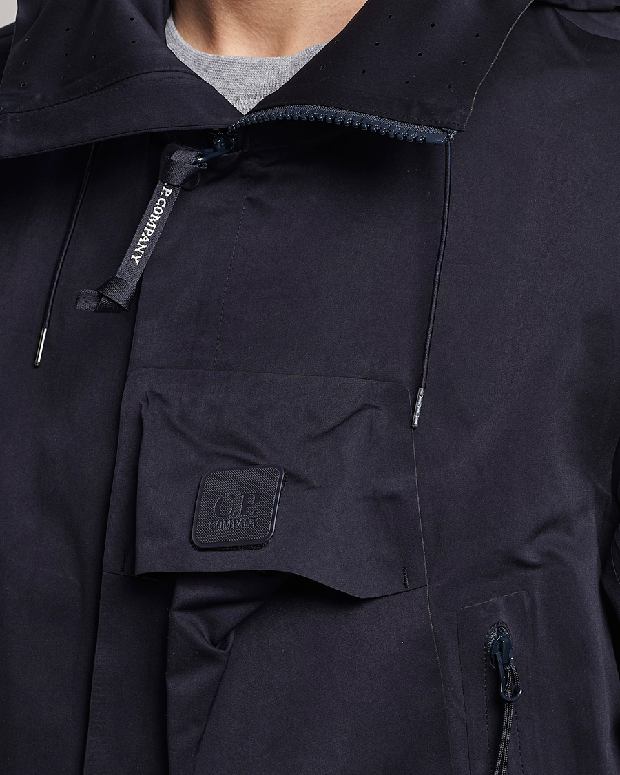 Men | Coats & Jackets | C.P. Company | Metropolis A.A.C. Water resistant Long Jacket Navy
