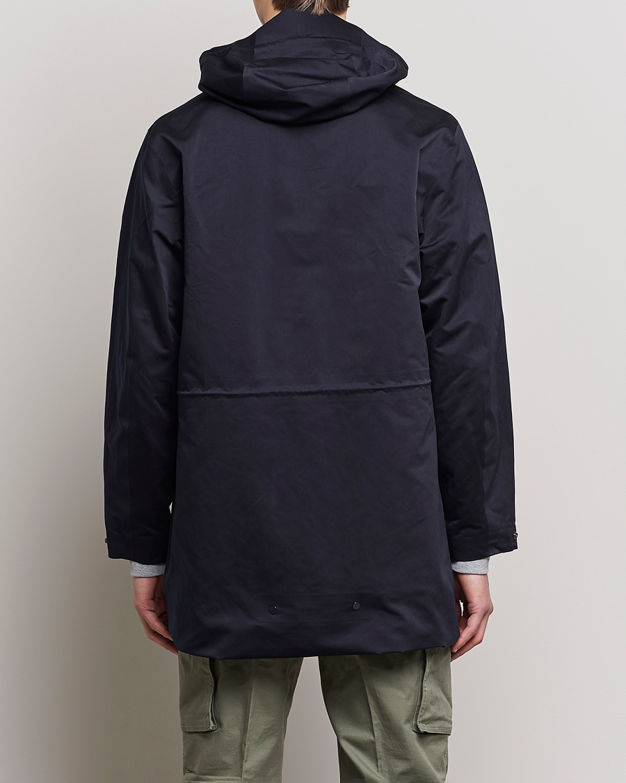 Men | Coats & Jackets | C.P. Company | Metropolis A.A.C. Water resistant Long Jacket Navy