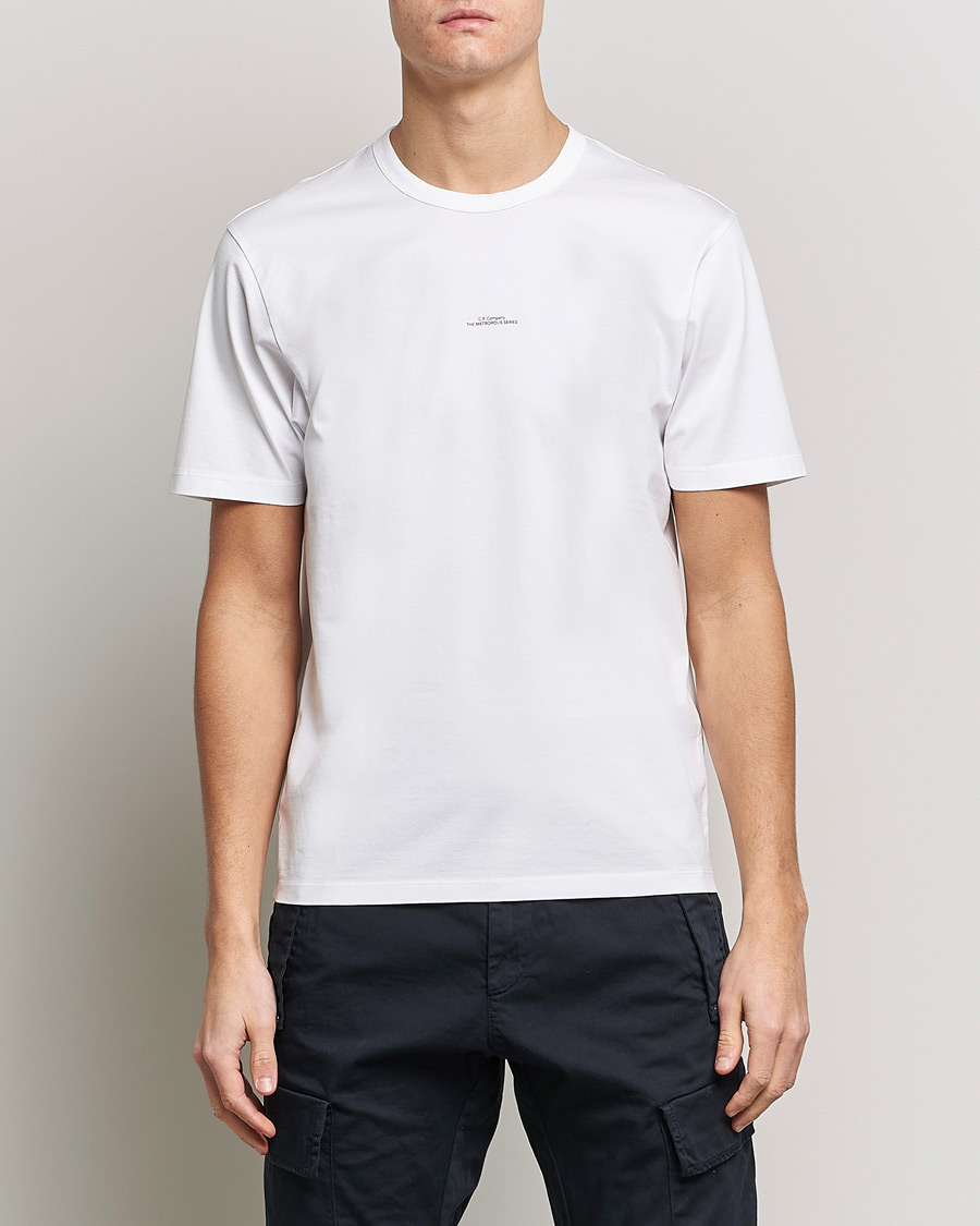 Men | C.P. Company | C.P. Company | Metropolis Mercerized Jersey T-Shirt White