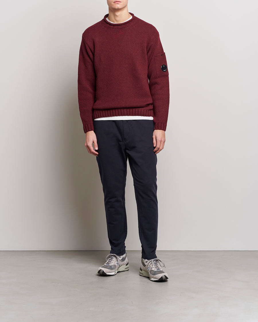 Men | Trousers | C.P. Company | Metropolis Stretch Fleece Sweat Pants Navy