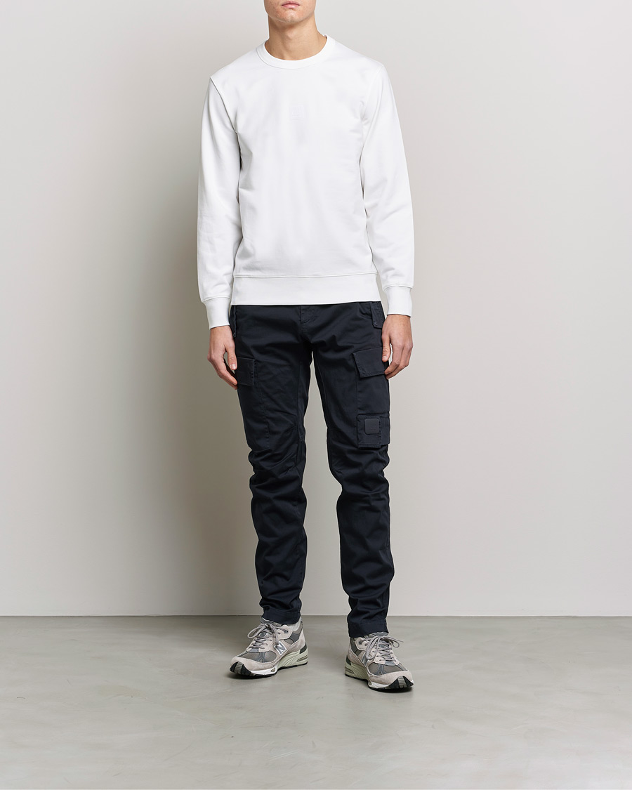 Men | Trousers | C.P. Company | Metropolis Satin Stretch Cargo Pants Navy