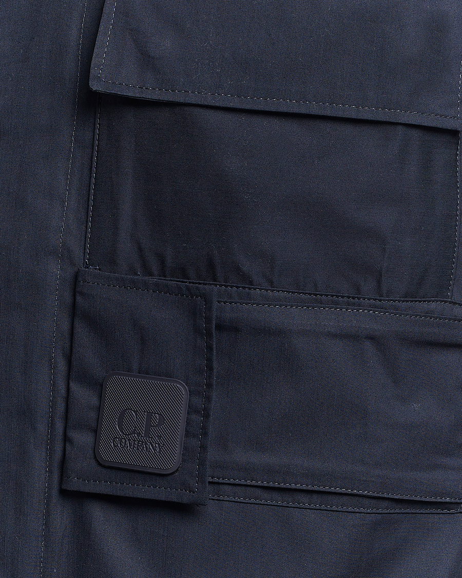 Men | Shirts | C.P. Company | Metropolis Cotton Gabardine Overshirt Navy