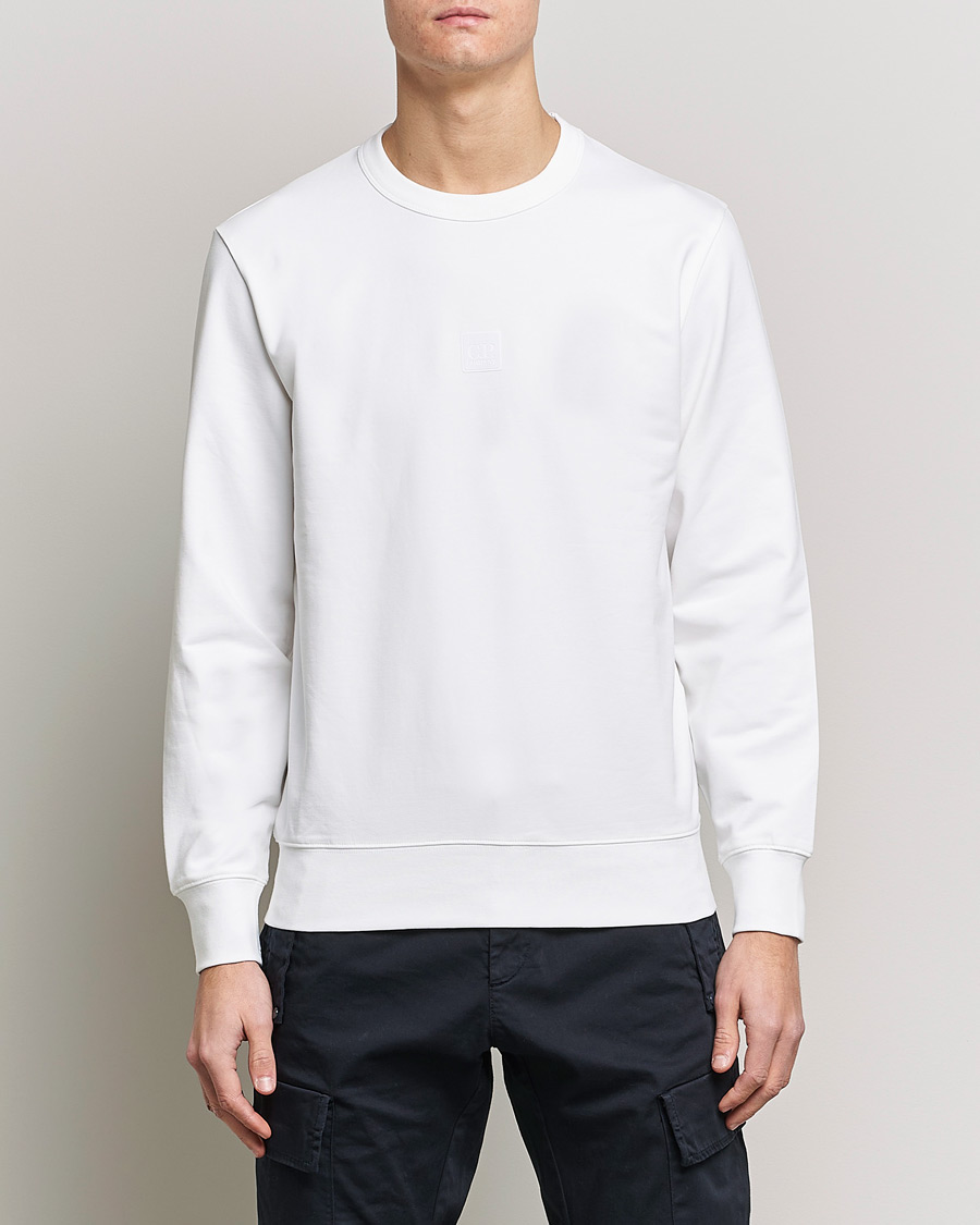 Men | C.P. Company | C.P. Company | Metropolis Stretch Fleece Sweatshirt White