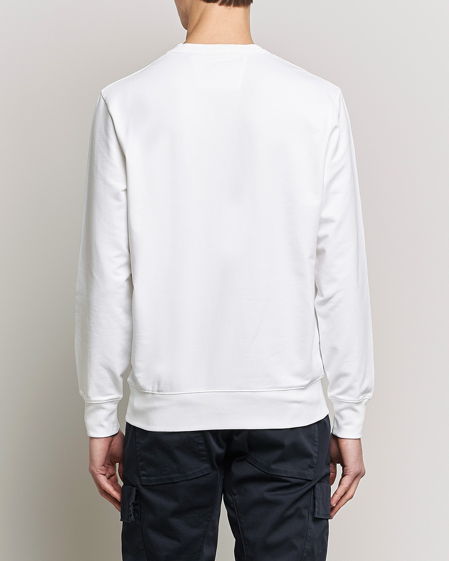 Men | Sweaters & Knitwear | C.P. Company | Metropolis Stretch Fleece Sweatshirt White