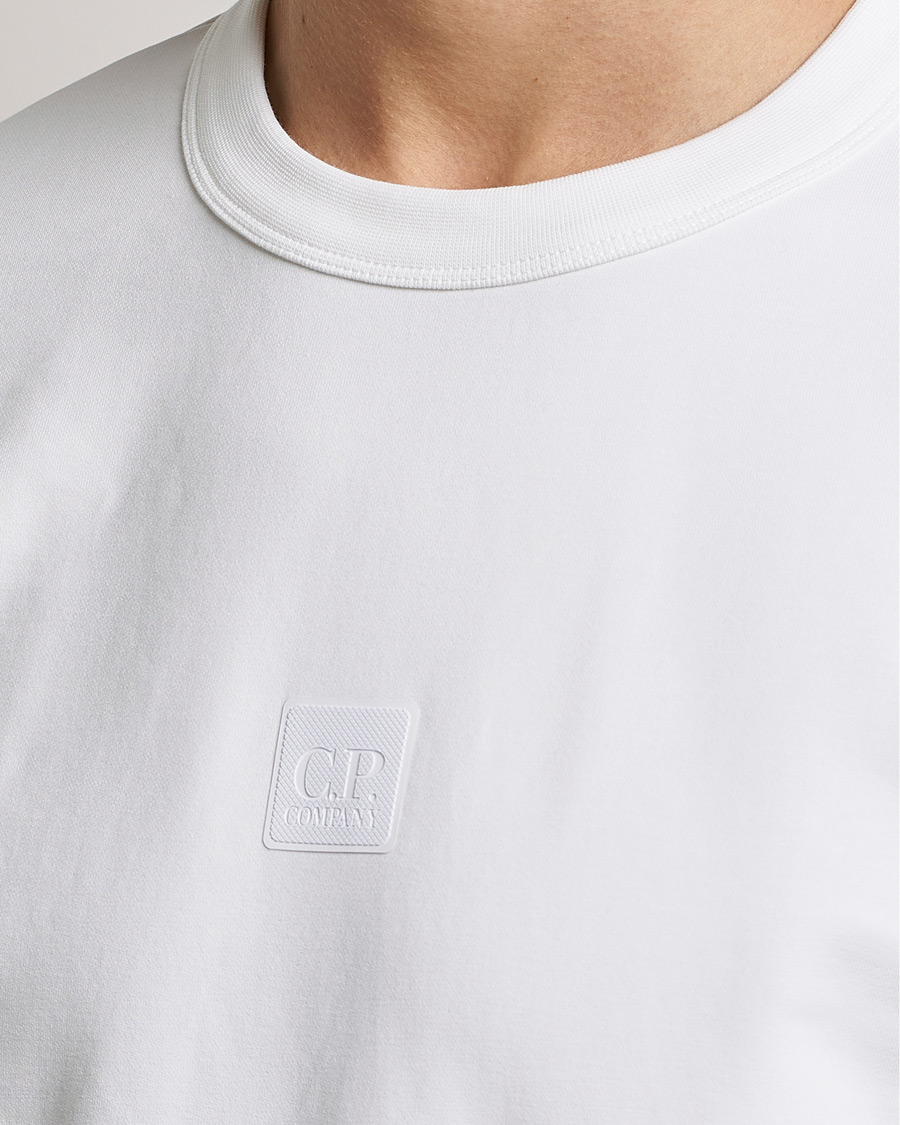 Men | Sweaters & Knitwear | C.P. Company | Metropolis Stretch Fleece Sweatshirt White