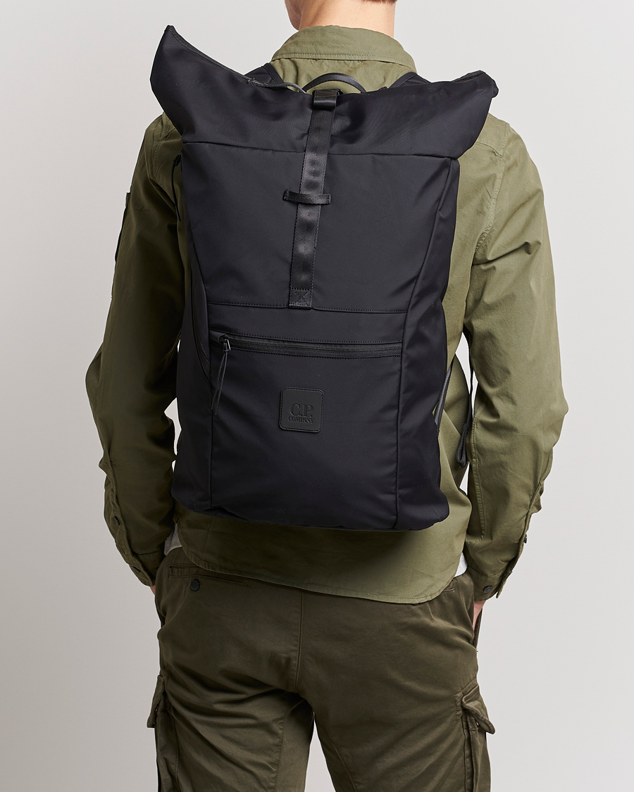 Men | C.P. Company | C.P. Company | Metropolis Dynafil 3 Layers Backpack Black