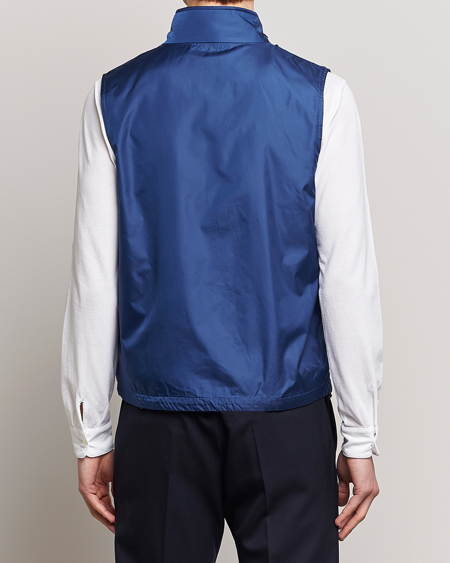 Men | Gilets | Aspesi | Vernes Nylon Gilet Bluette
