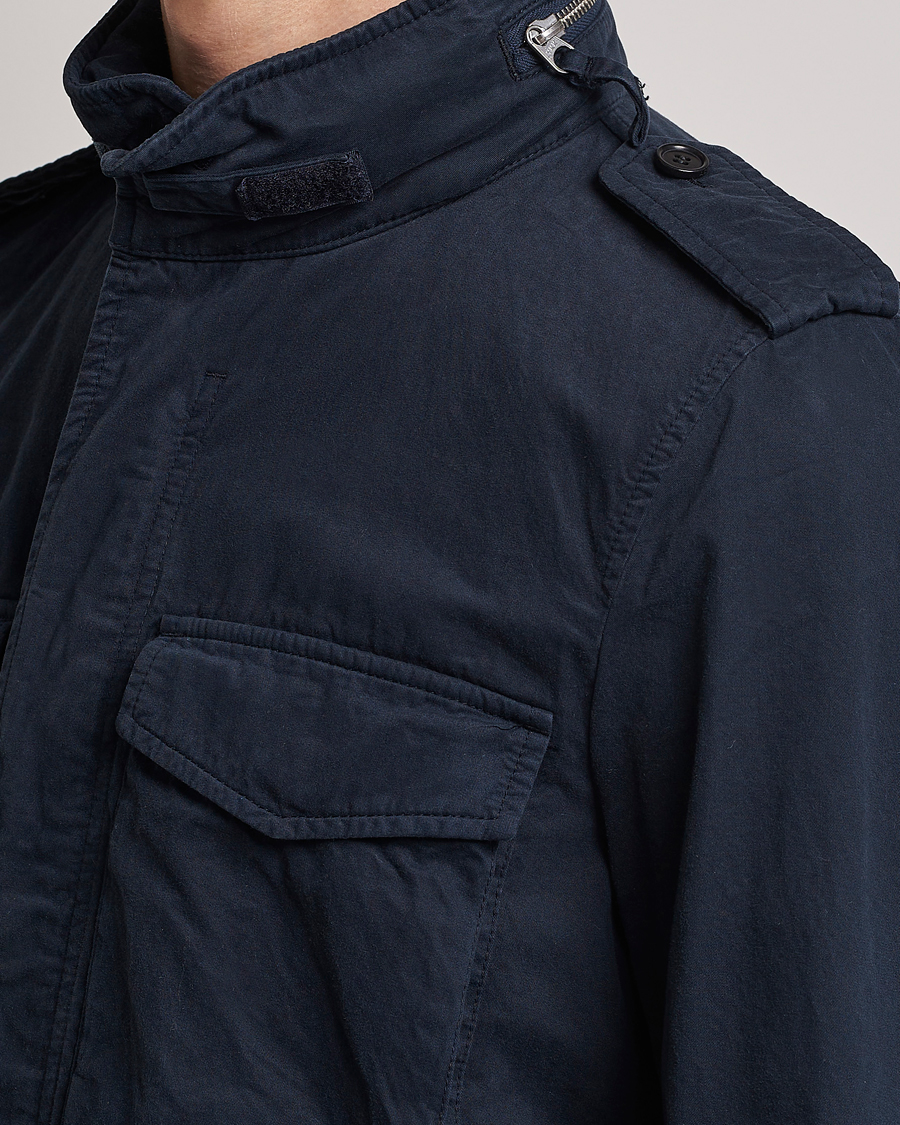 Men | Coats & Jackets | Aspesi | Cotton Field Jacket Navy