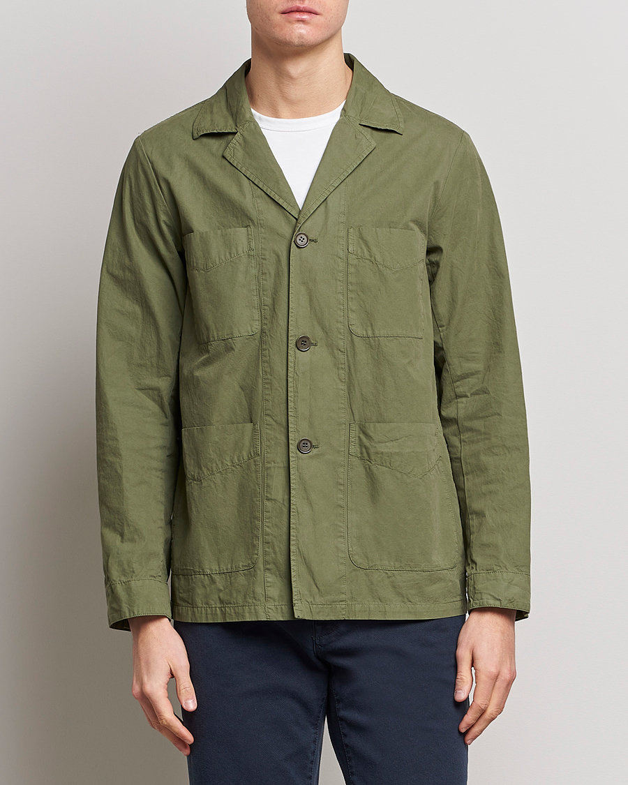 Men | Coats & Jackets | Aspesi | Fadango Shirt Jacket Army Green
