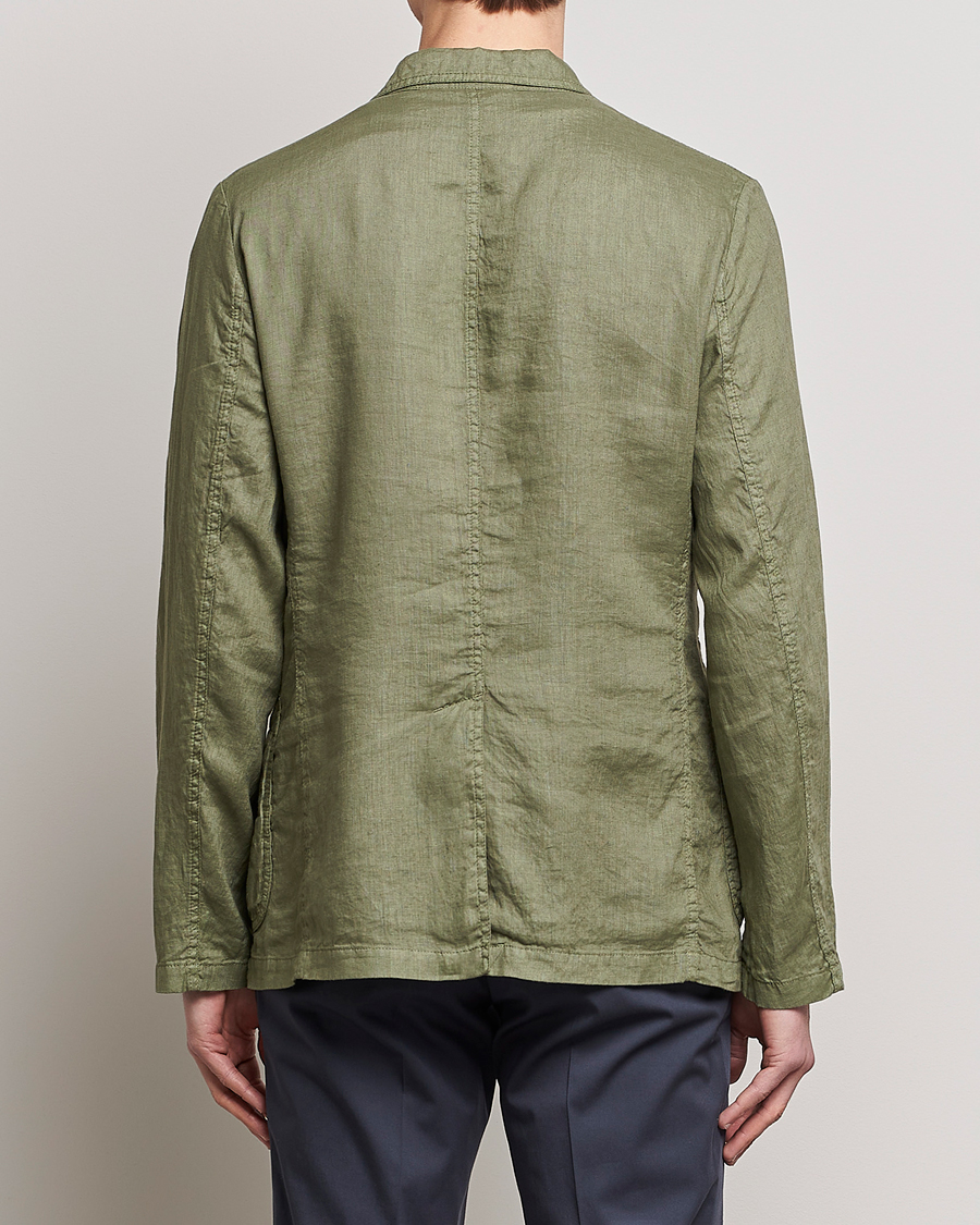 Men | Blazers | Aspesi | Samuraki Linen Blazer Army Green