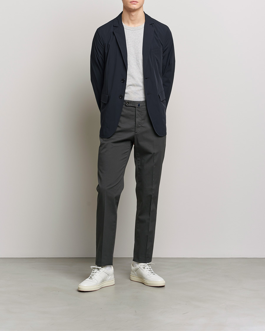 Men | Blazers | Aspesi | Stretch Nylon Blazer Navy