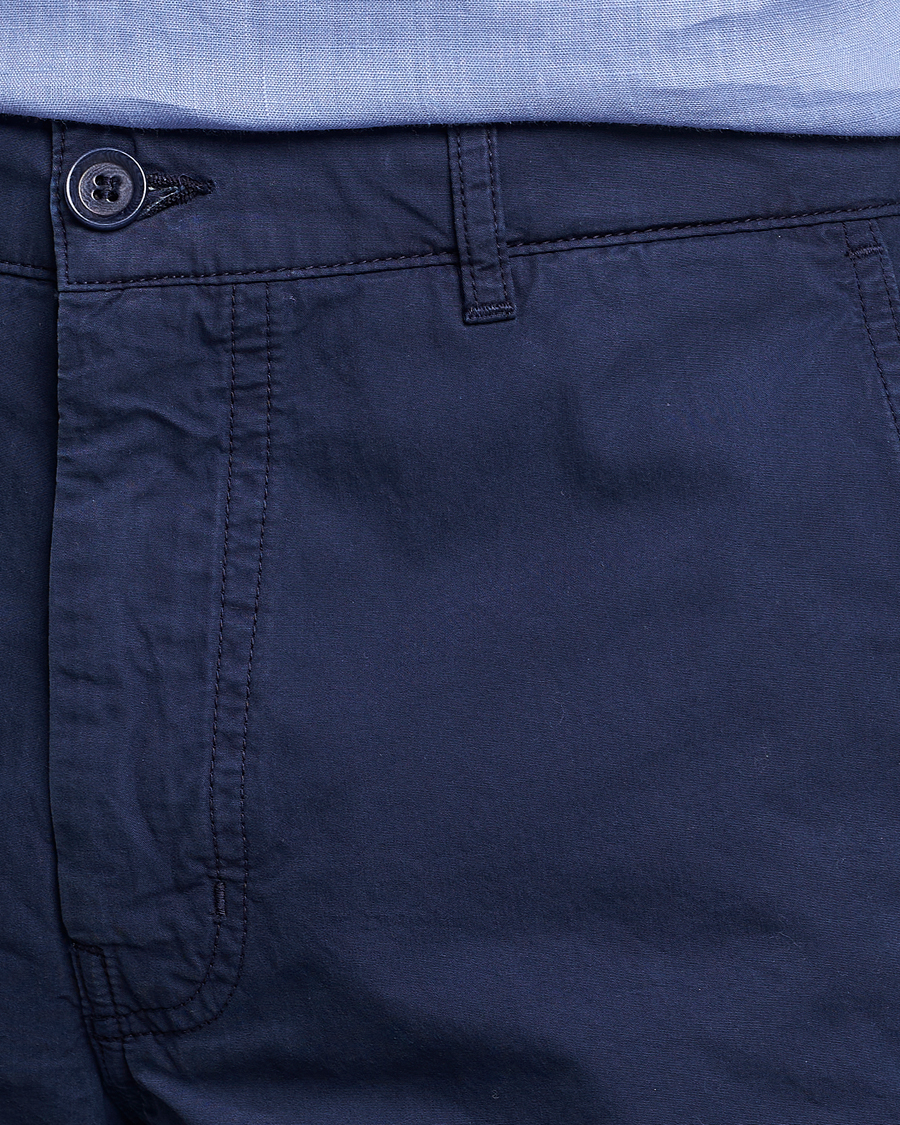 Men | Shorts | Aspesi | Washed Cotton Cargo Shorts Dark Blue