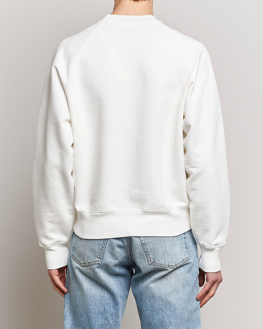 Men | Sweaters & Knitwear | AMI | Big Heart Sweatshirt Natural White