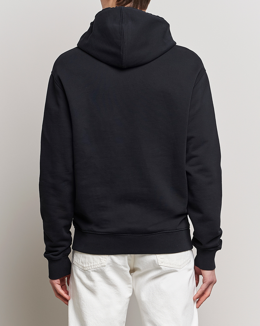 Men | Sweaters & Knitwear | AMI | Heart Logo Hoodie Black