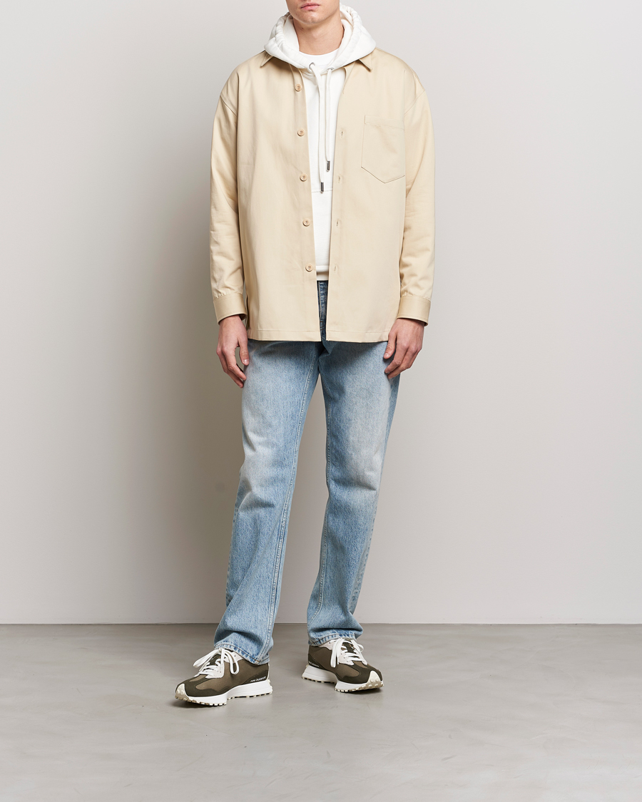 Men | Shirts | AMI | Back Print Overshirt Vanilla