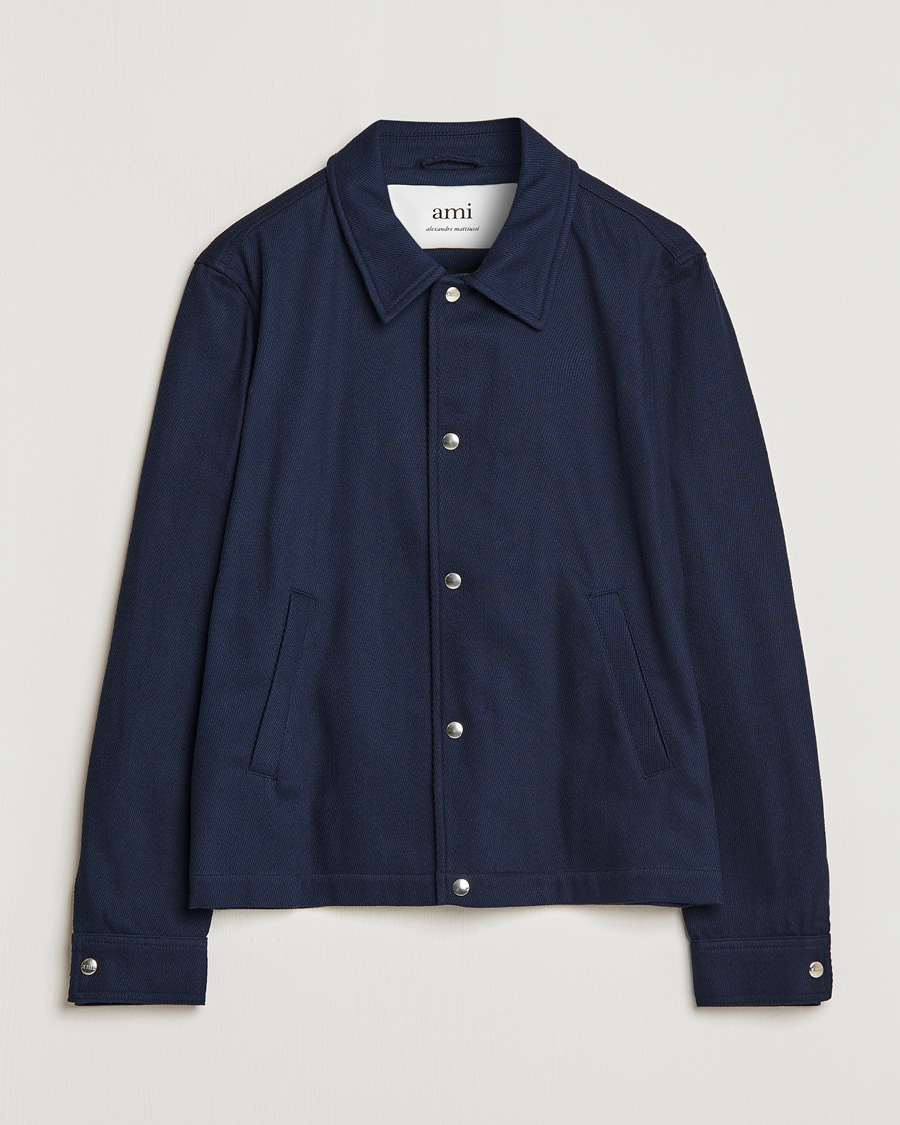 Men | Coats & Jackets | AMI | Buttoned Jacket Navy