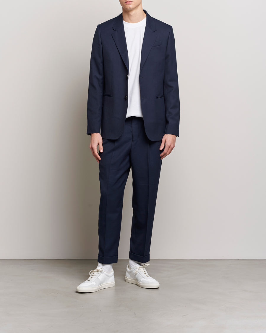 Men | Blazers | AMI | Wool Blazer Navy