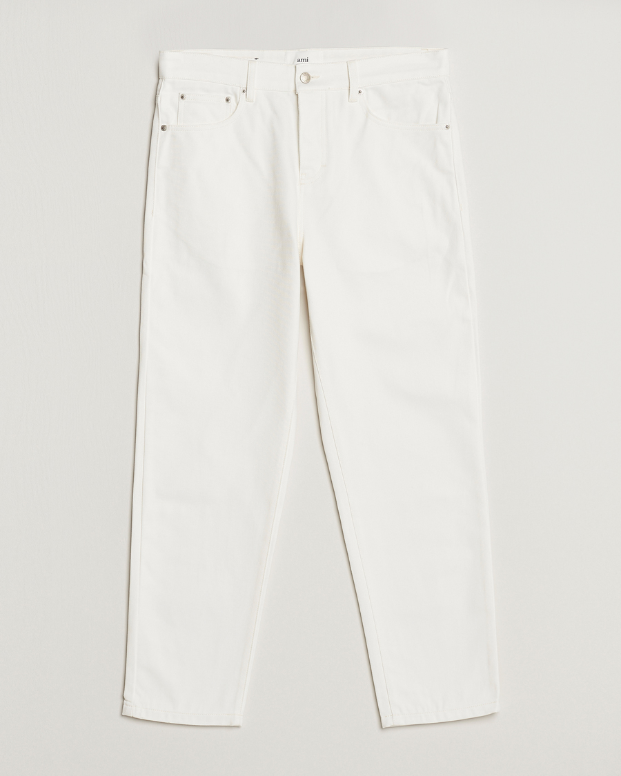 Men | Jeans | AMI | Tapered Jeans Natural White