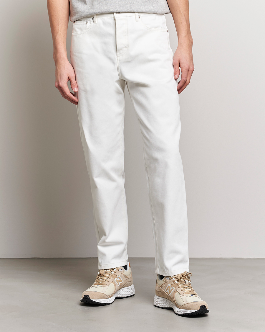 Men | Straight leg | AMI | Tapered Jeans Natural White