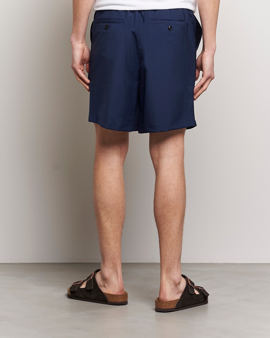 Men | Shorts | AMI | Elasticated Waist Shorts Navy