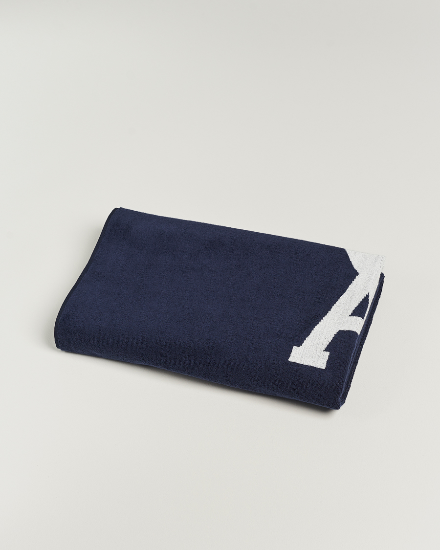 Men | AMI Beach Towel Navy | AMI | Beach Towel Navy