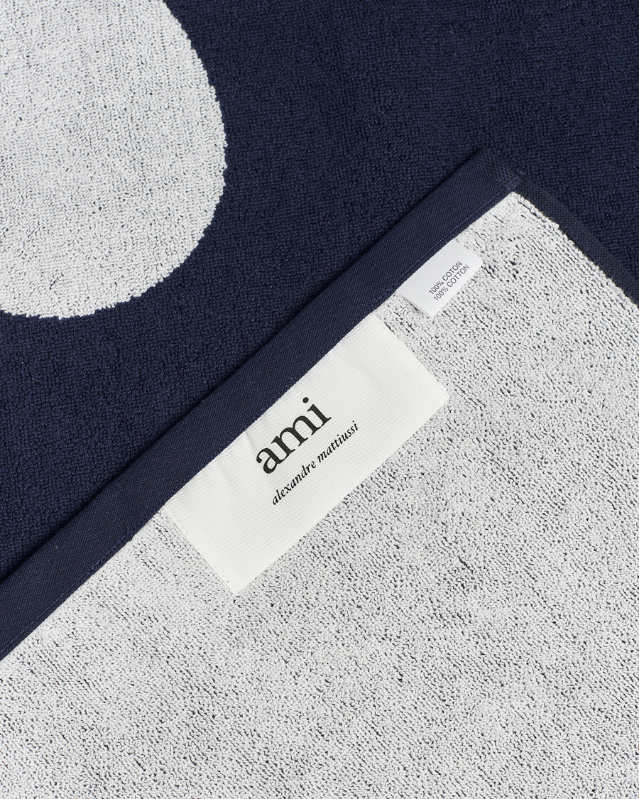 Men | AMI Beach Towel Navy | AMI | Beach Towel Navy